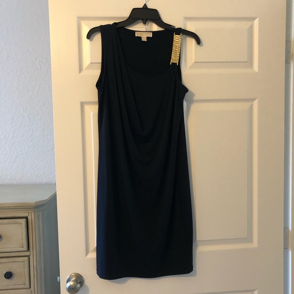 Michael Kors Dresses & Skirts - Michael Kors Black and Gold Dress